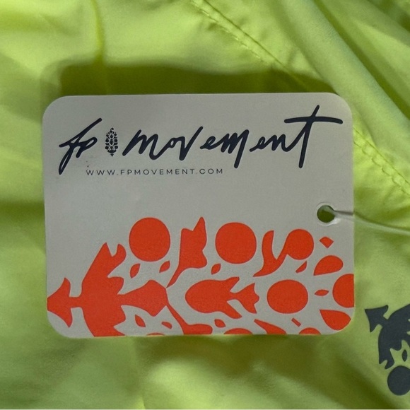 FP Movement Free People Shorts Sour Citrus Neon Yellow  NWT - Picture 4 of 6